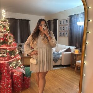 Elegant Sparkly Silver Dress